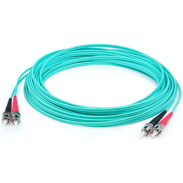 Add-On This Is A 5M St (Male) To St (Male) Aqua Duplex Riser-Rated Fiber ADD-ST-ST-5M5OM4 - main